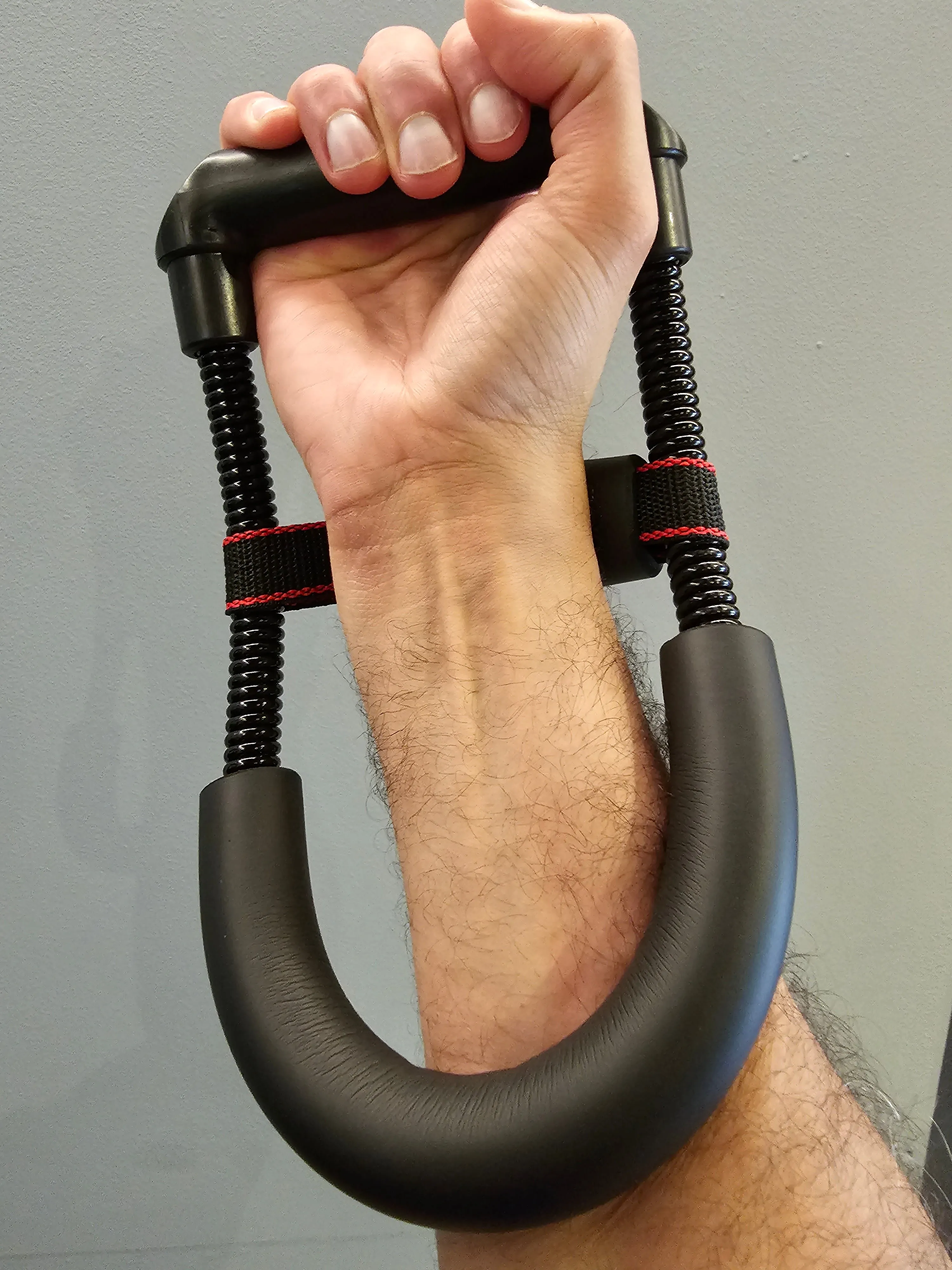 Adjustable/reversible forearm, wrist Power Trainer Badminton trainer