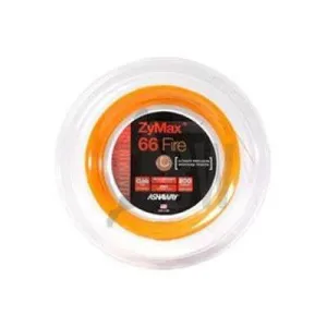 Ashaway ZyMax 66 Fire (0.66mm) Badminton String Reel