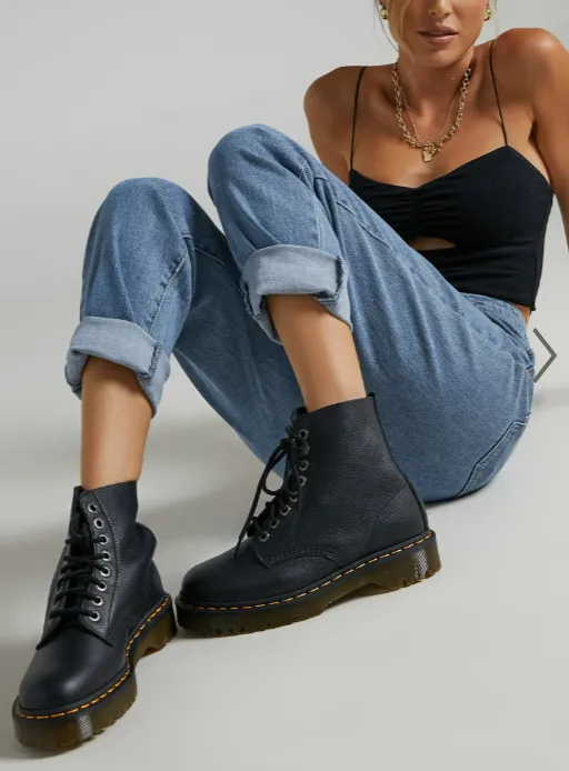 DR. MARTENS 1460 BEX BLACK PISA