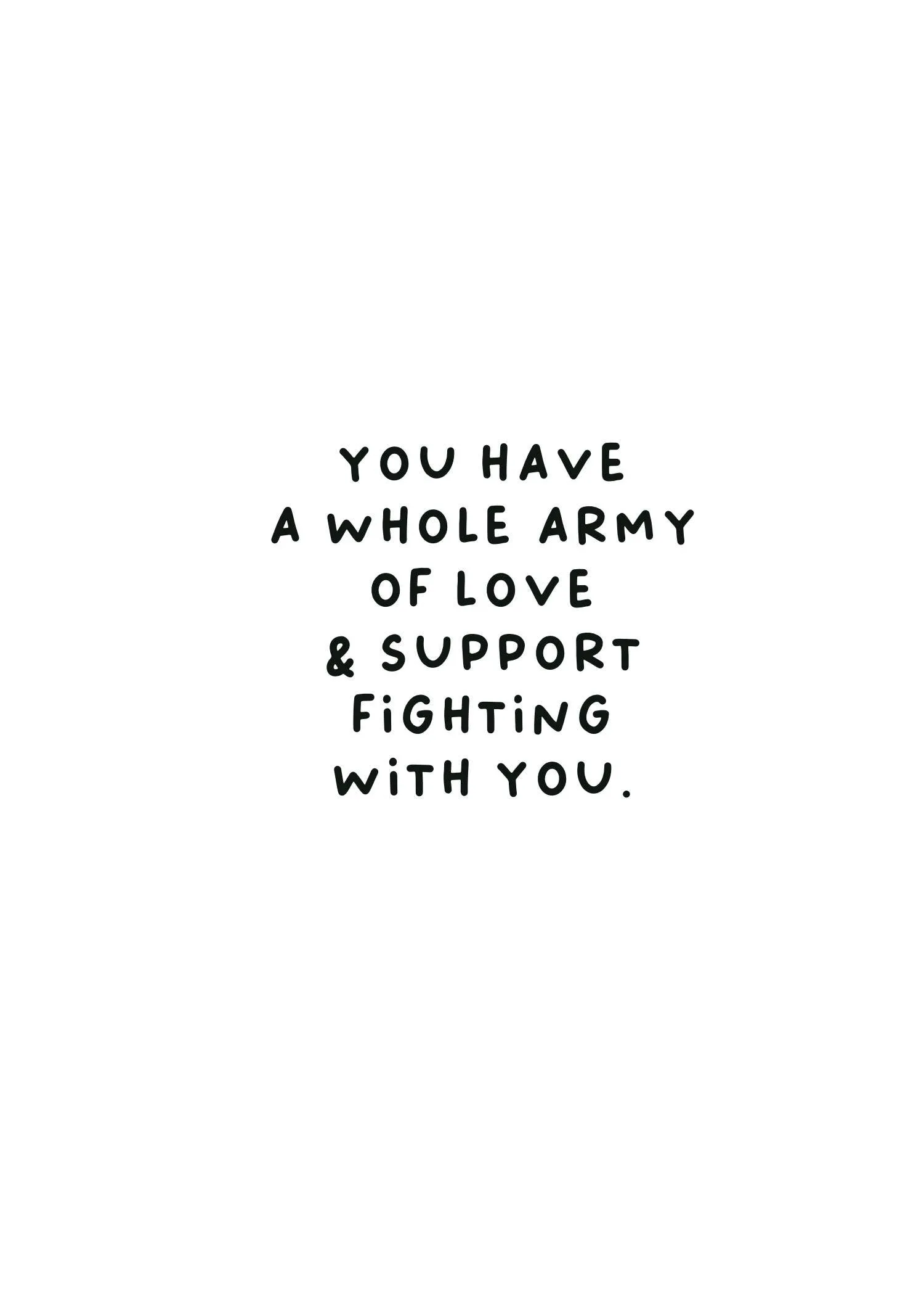 Kick Cancer’s Ass Encouragement Card