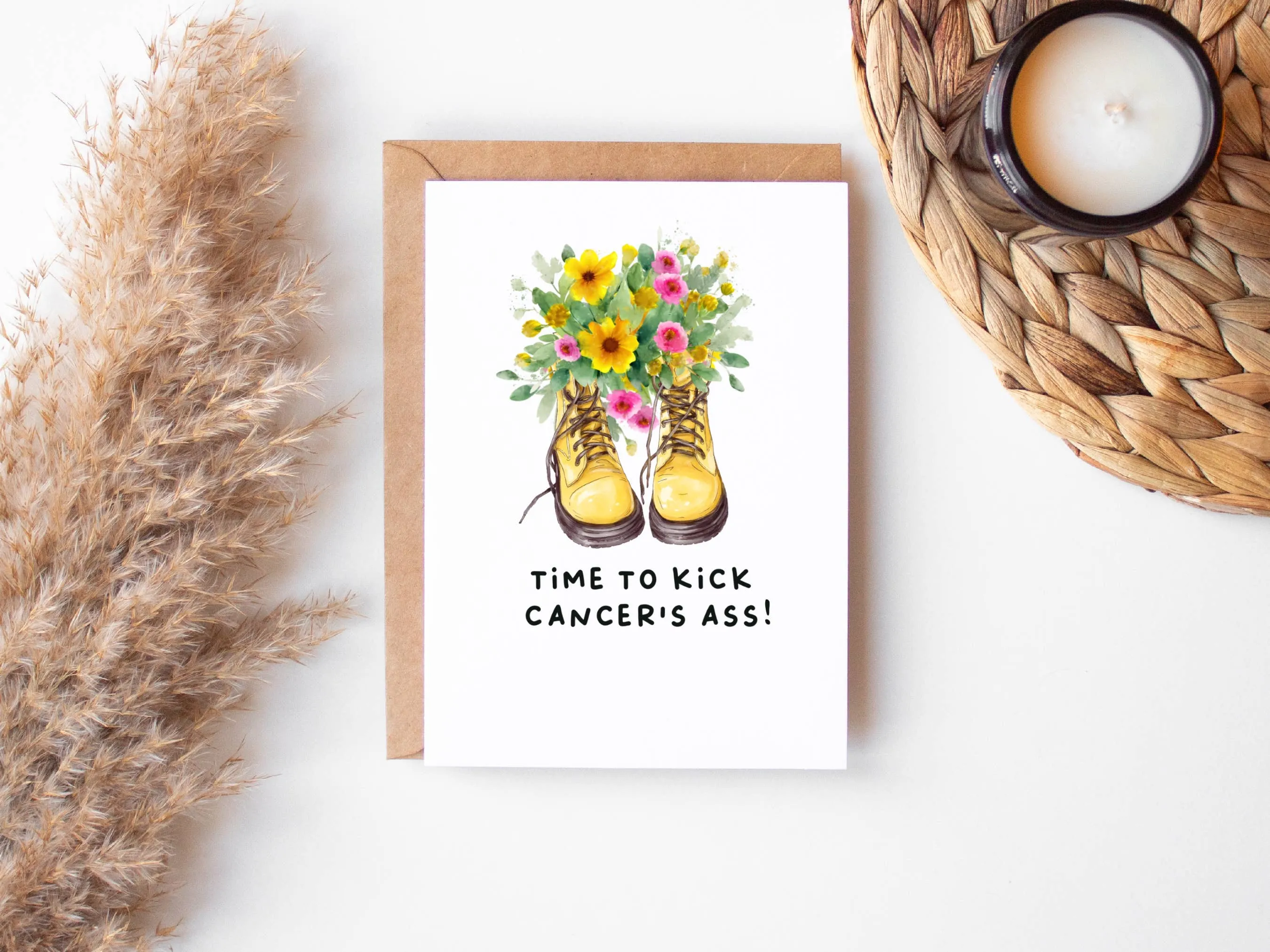 Kick Cancer’s Ass Encouragement Card
