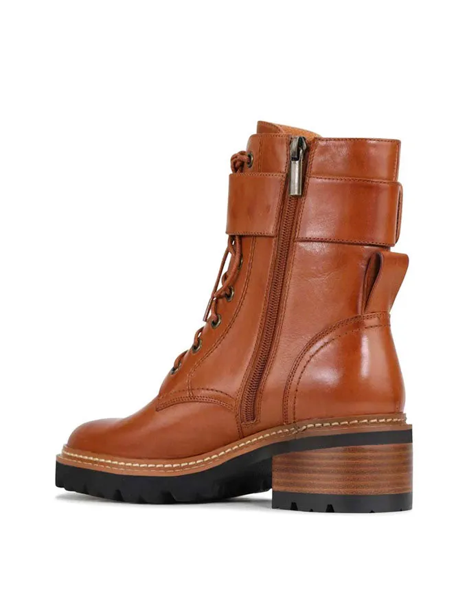 Line Boot Brandy Leather