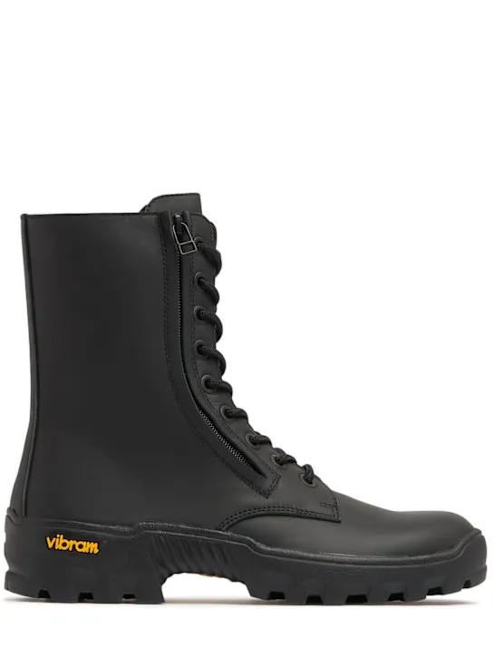 Yohji Yamamoto   Commando leather combat boots 