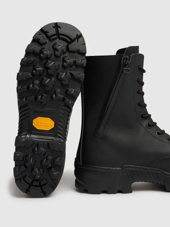 Yohji Yamamoto   Commando leather combat boots 